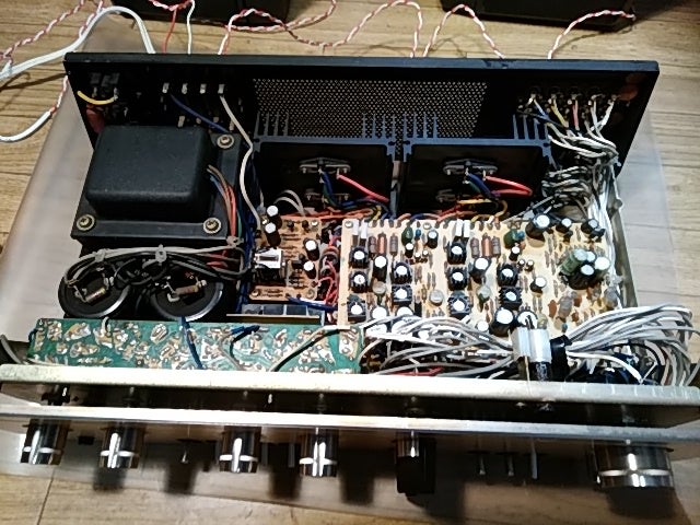 LUXMAN L-504 プリメインアンプの修理 | まろのブログ
