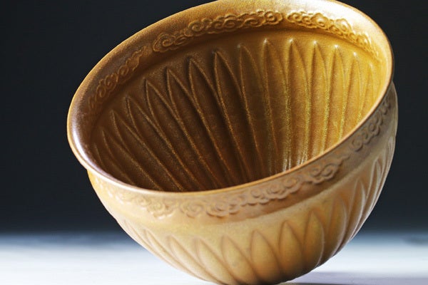 モウル菊彫建水 中川浄益作 | 茶の湯覚書歳時記