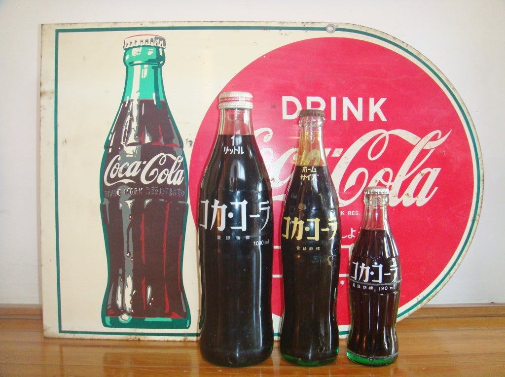 ホーロー看板「日本コカ・コーラ Coca-Cola」（2） | 時代屋ちとせ