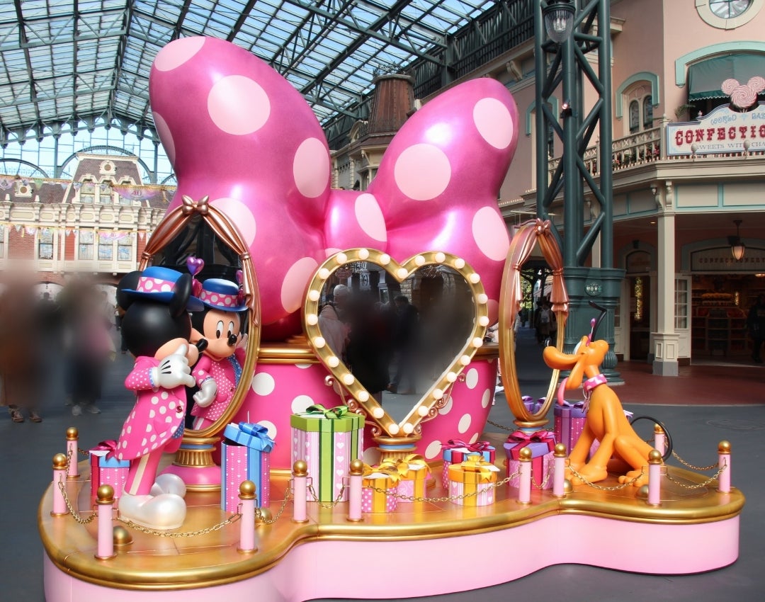 ディズニー ファンダーランド パルパルーザ ミニー 鏡 ミラー ミニー