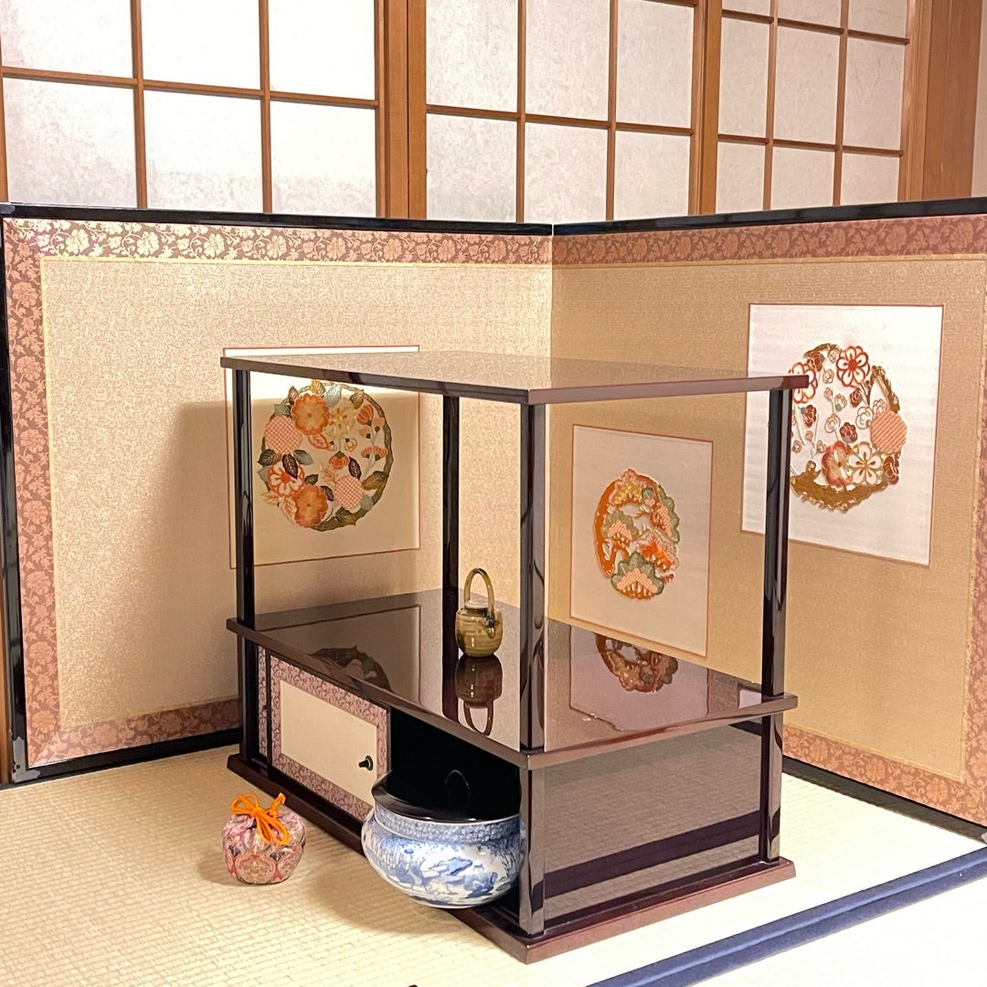 茶道具 紹鷗棚 じょうおうだな 組み立て式 中古 ◇ 茶道具 棚 大棚 紹鴎