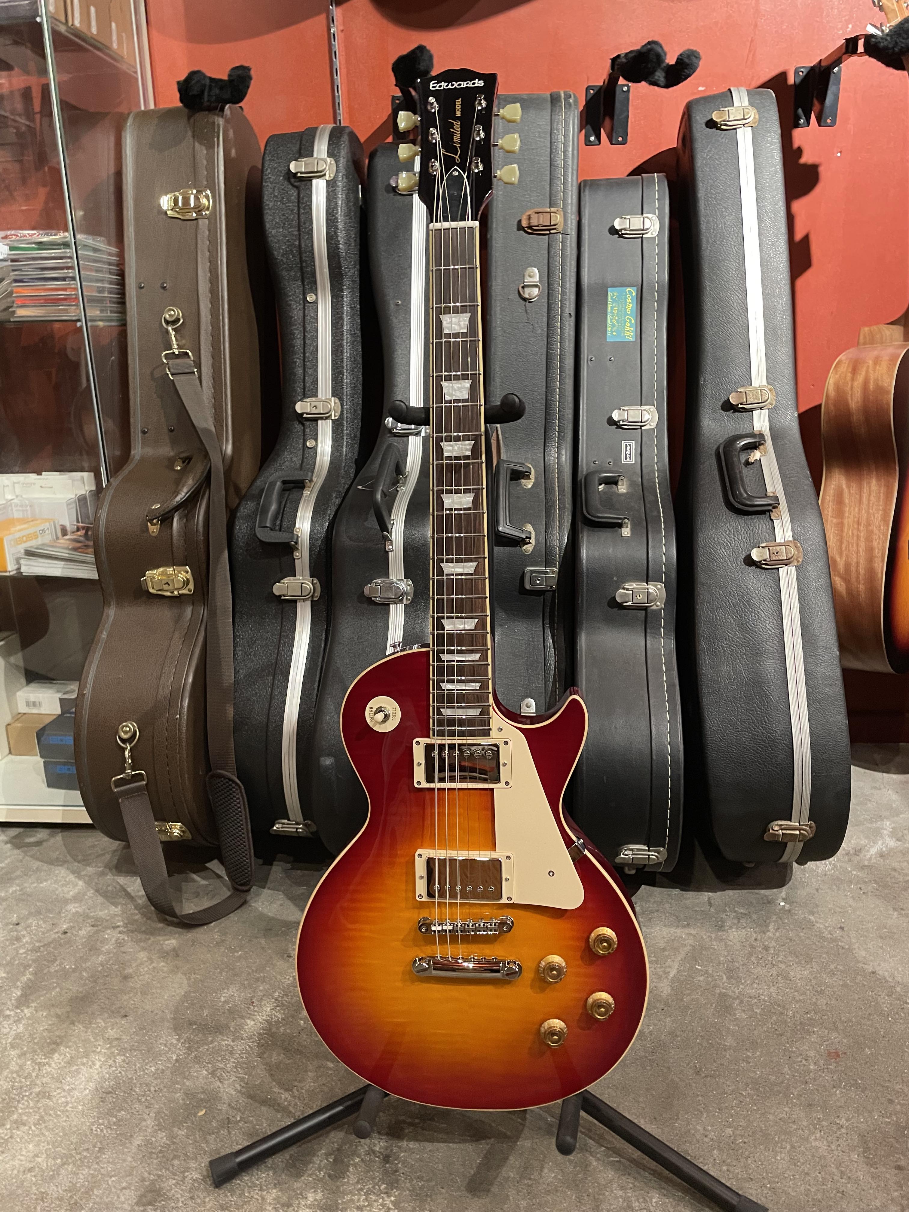 エドワーズ EDWARDS E-LP-STD CHS 新改良された国産LPギター | コスモ