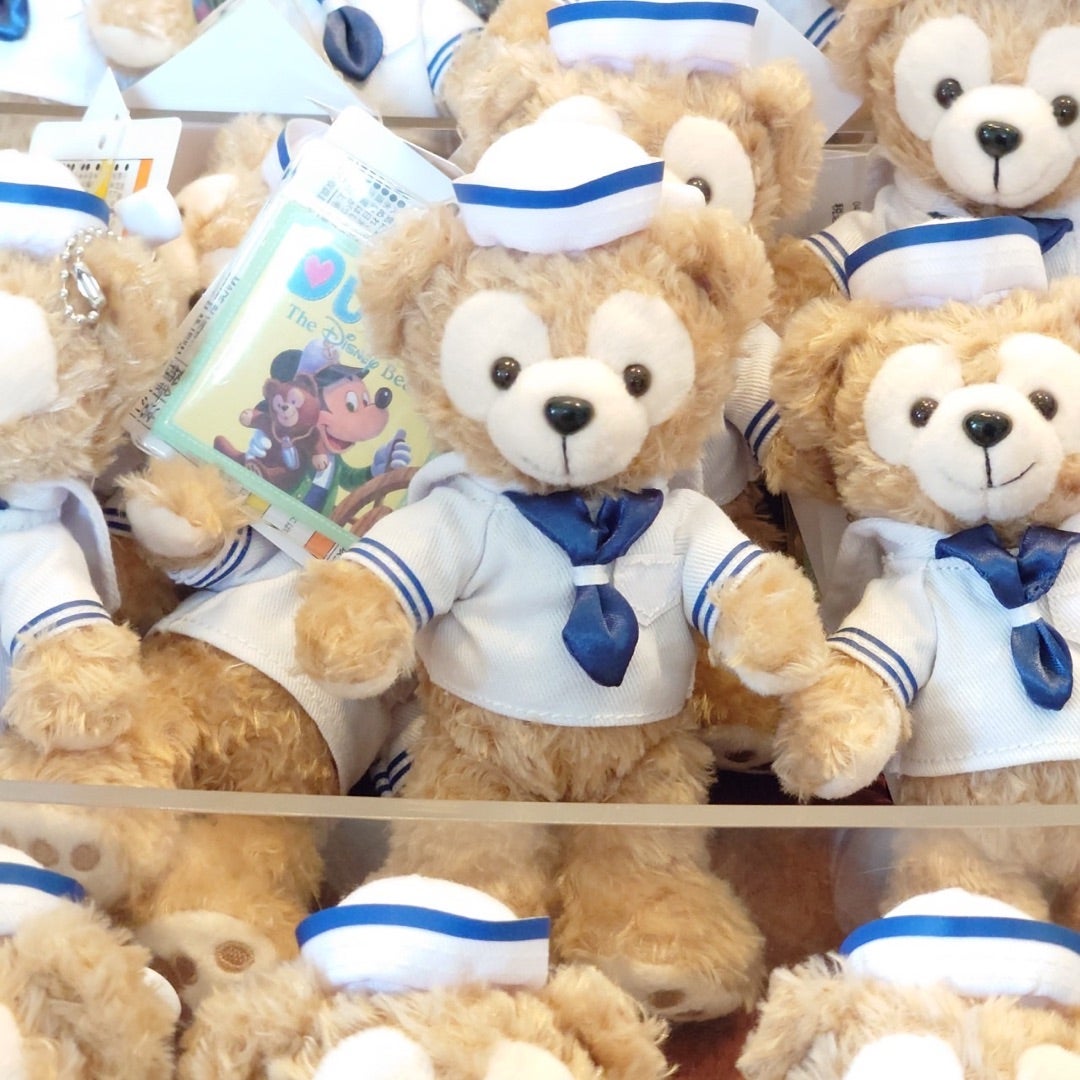 ダッフィー シェリーメイ ぬいぐるみバッジ 4点セット セーラー服 40