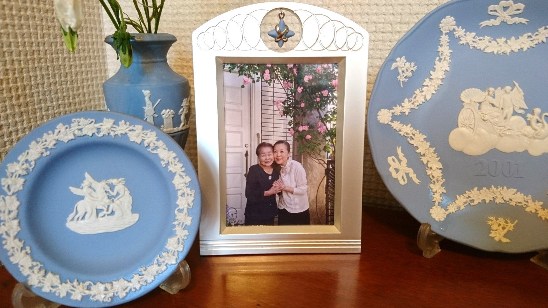 ウエッジウッド ジャスパー ギリシャ神話図飾皿額縁 ウエッジウッド