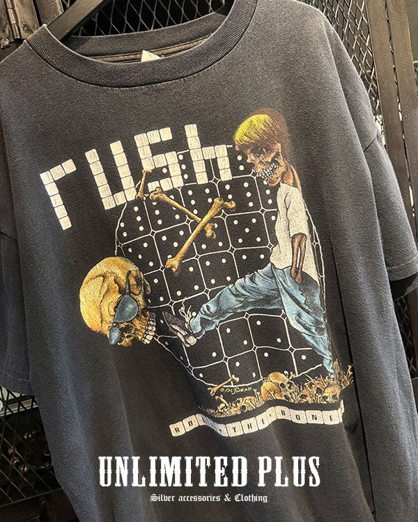 ヴィンテージ バンド Tシャツ！RUSH (ラッシュ) ROLL THE BONES！掲載