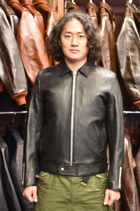 ADDICT CLOTHES AD-01 ディアスキン シングルライダース アディクト