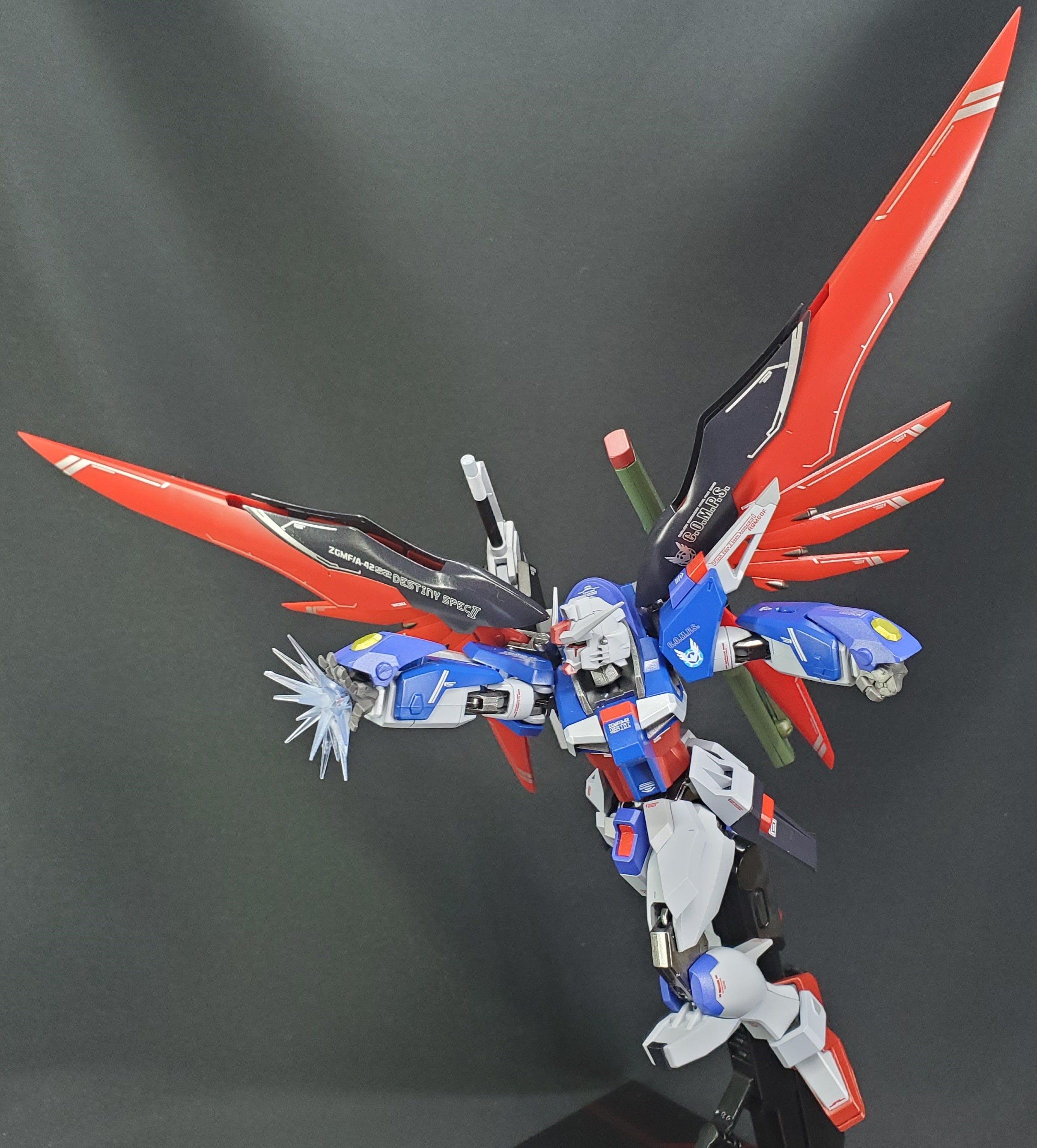 ﾃﾞｨｽﾃｨﾆｰｶﾞﾝﾀﾞﾑ specⅡ 光の翼 ｾﾞｳｽｼﾙｴｯﾄ MS METALROBOT魂