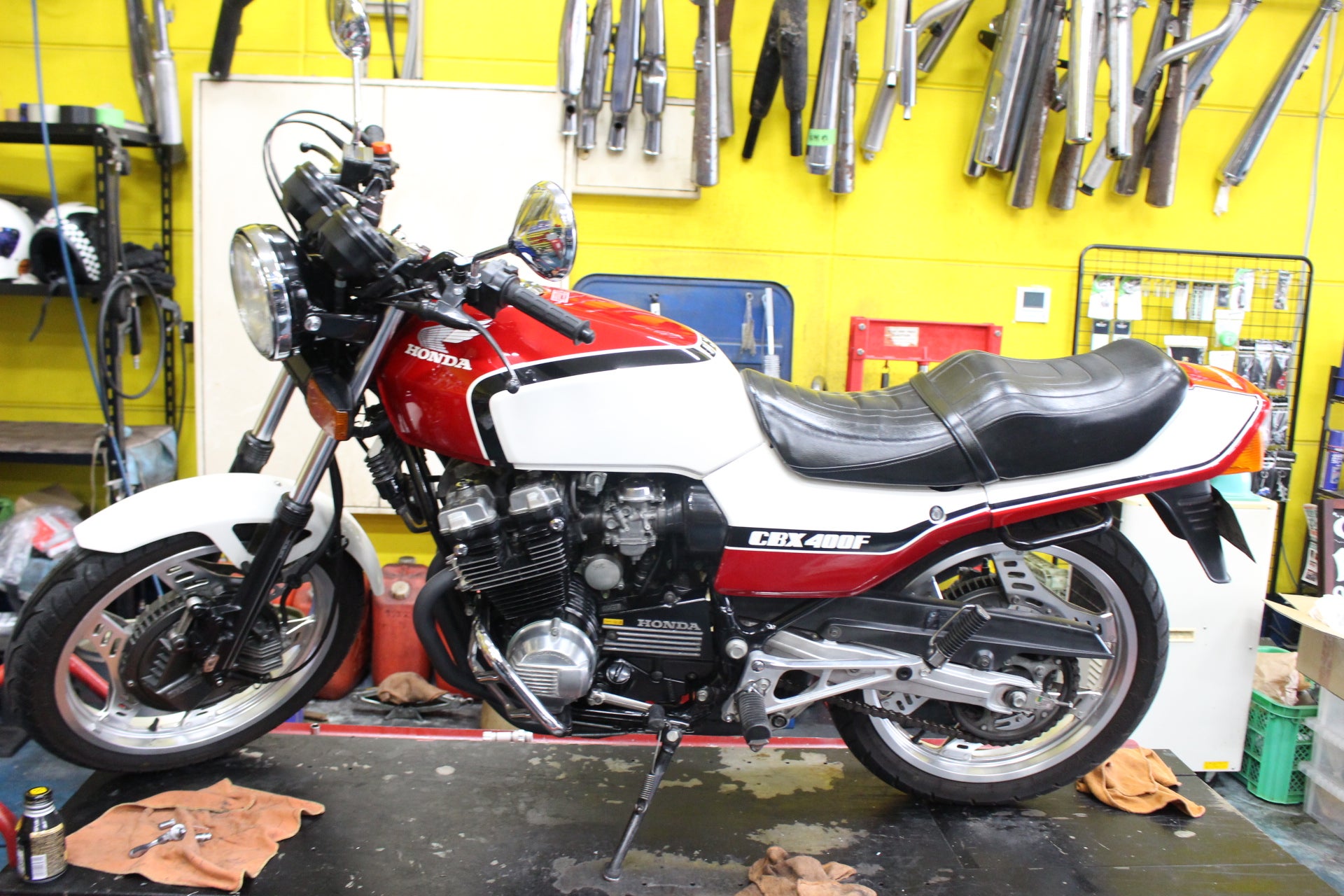 □ステー付 □ステー付 CBX400F CBX550F CBR400F ヨシムラ プログレス2