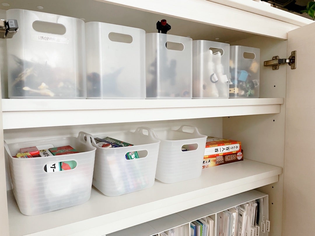 断捨離・収納】小1長男のおもちゃを断捨離してカウンター収納を見直し