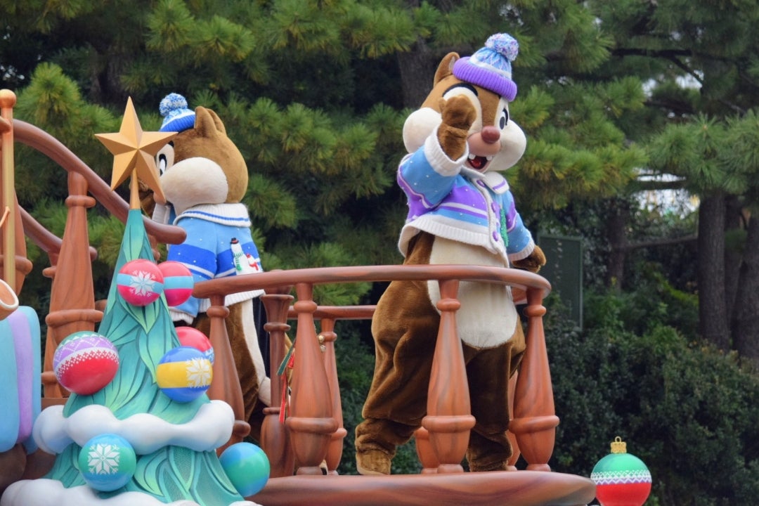 3409.昔の海外ディズニーワールドピン クリスマス プルート チップと