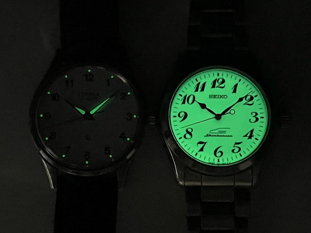 JR東海 SEIKO 男性用 新幹線車掌腕時計、鉄道時計 ルミブライト 7N35