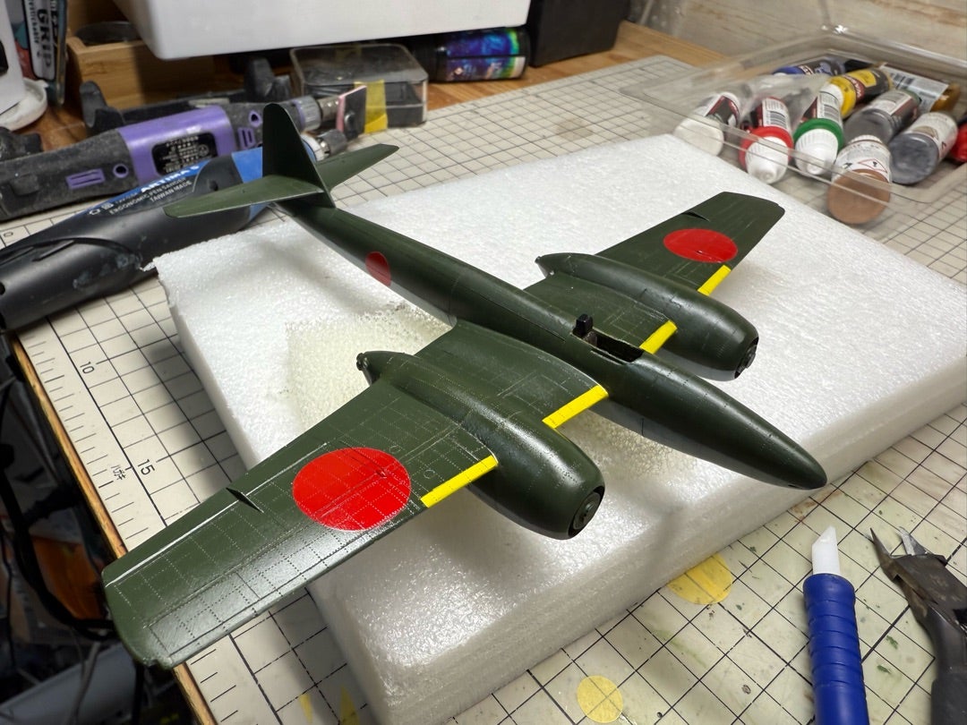 メカドール1/72 日本陸軍 試作長距離戦闘を作る | ドラゴンのラジコン日記