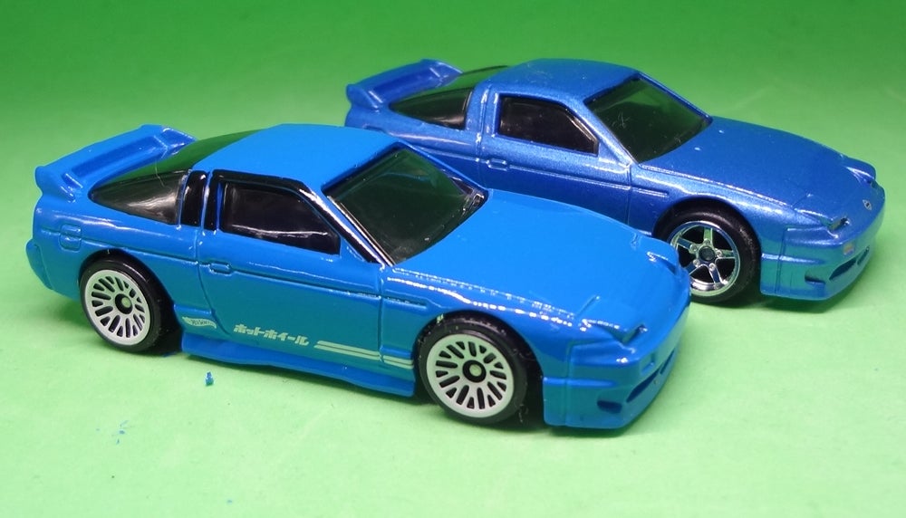 ホットウィールカスタム 日産 180sx フルエアロ ドリ車深リムトミカ