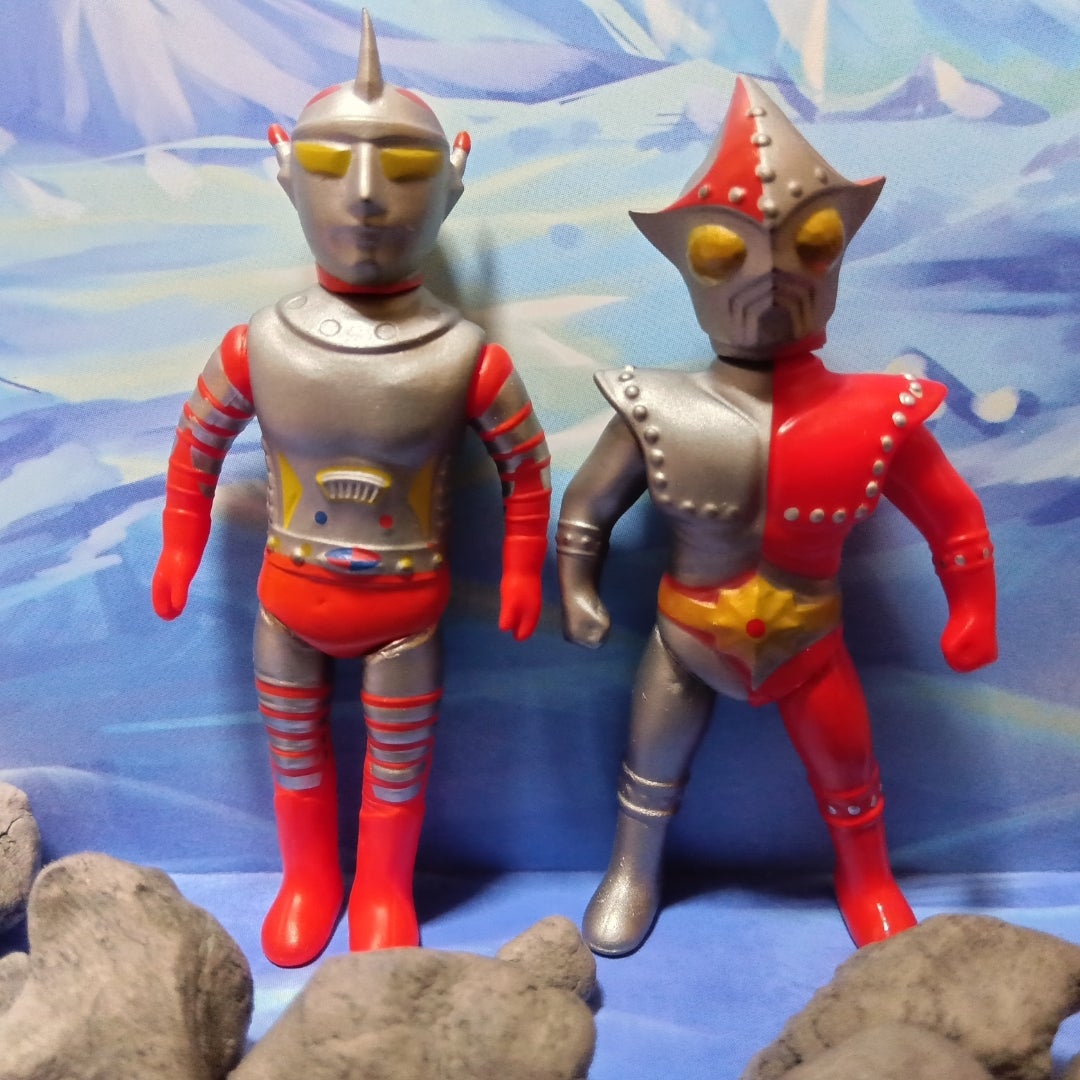 特大45cm！□ 無版権 パチ ジャンボーグA ソフビ 特大45cm！□ 無版権