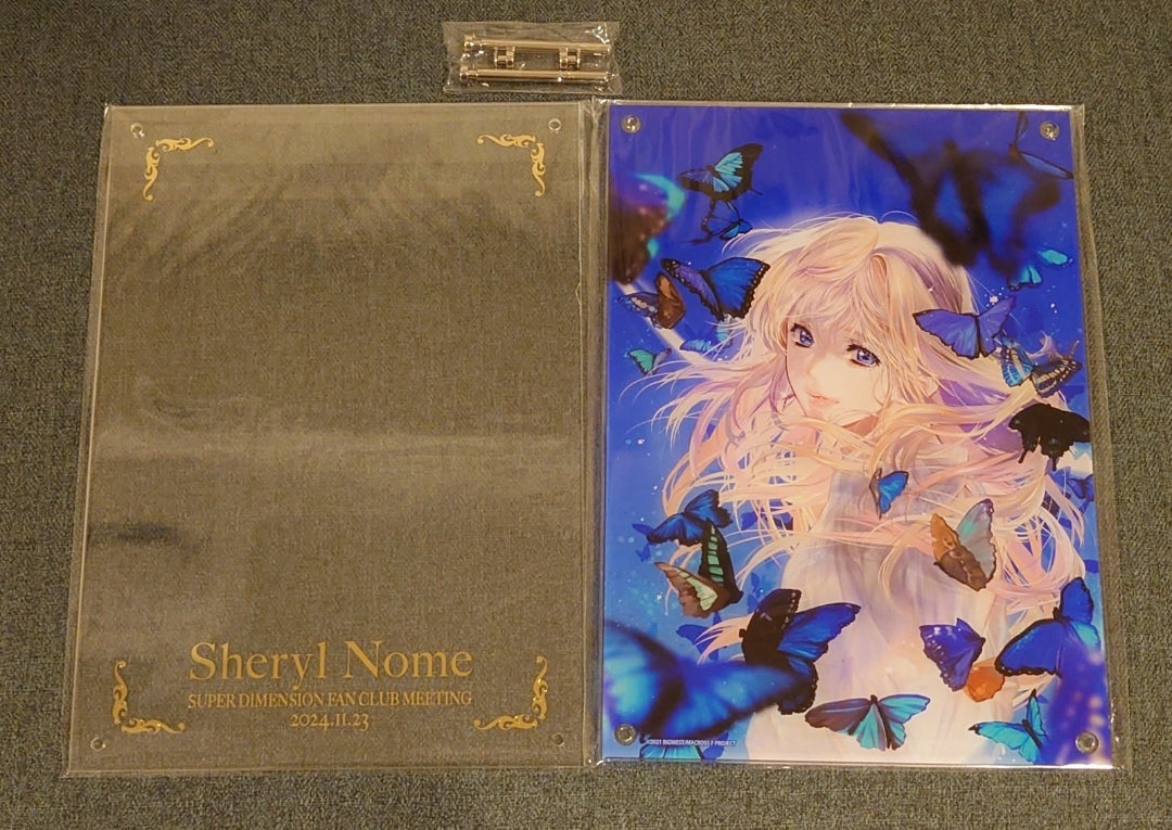 マクロス魂限定 マクロスF バースデーアクリルパネル三点セット