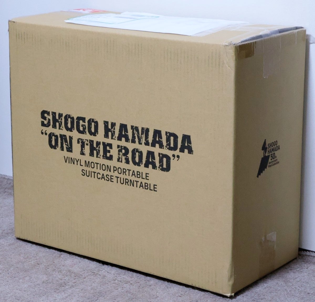 旅の間に届いていた浜田省吾“ON THE ROAD”ポータブル