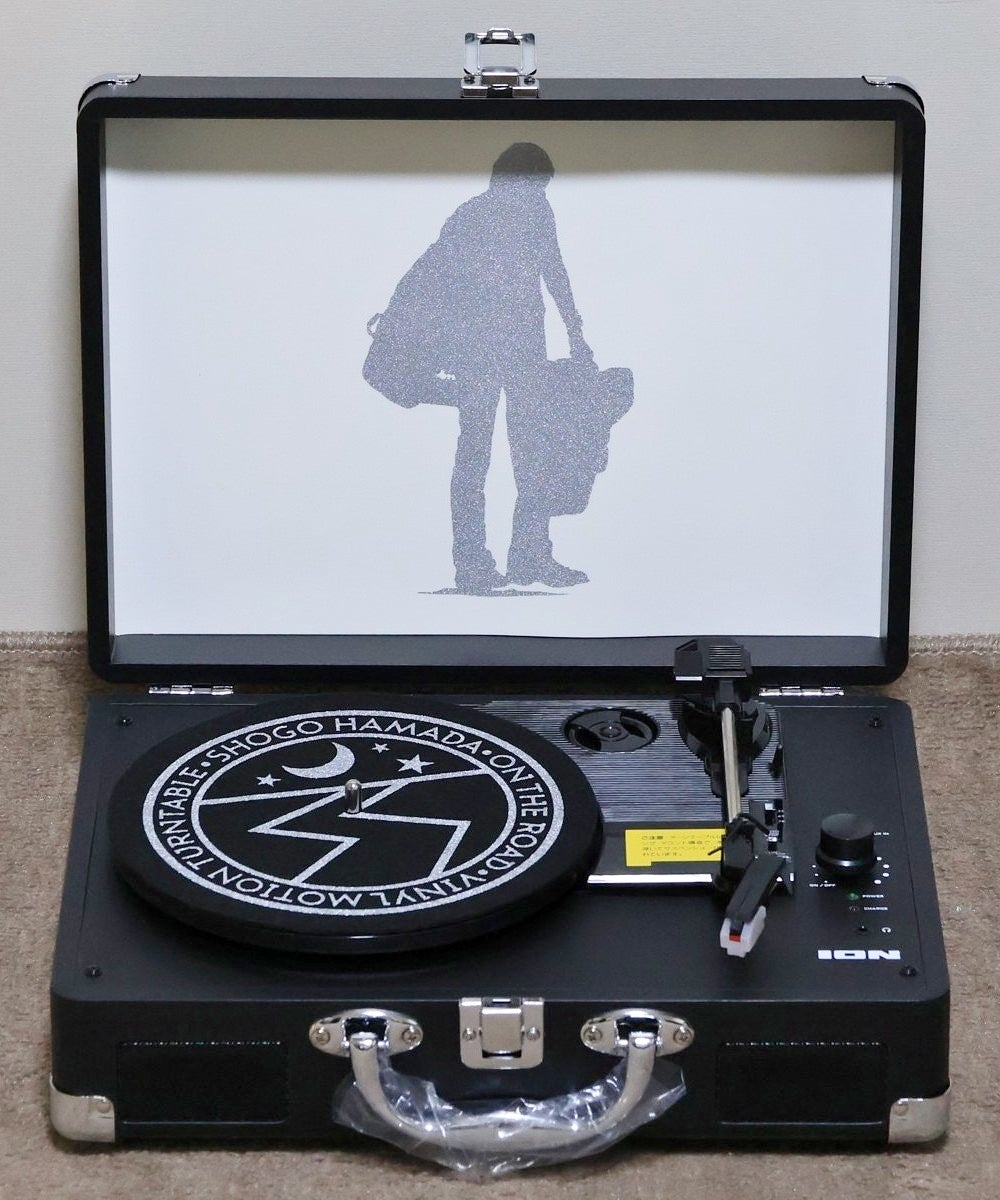 浜田省吾新品未開封品ON THE ROADポータブルレコードプレーヤー