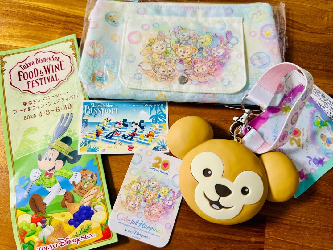 ディズニーシー カラフルハピネス ワッペン ワッペンホルダー