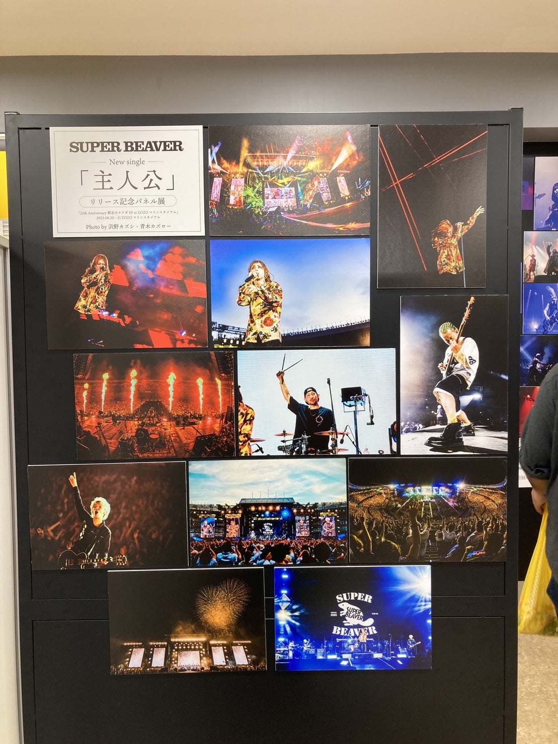 SUPER BEAVER 渋谷龍太 ZOZOマリンスタジアム パネル SUPER BEAVER