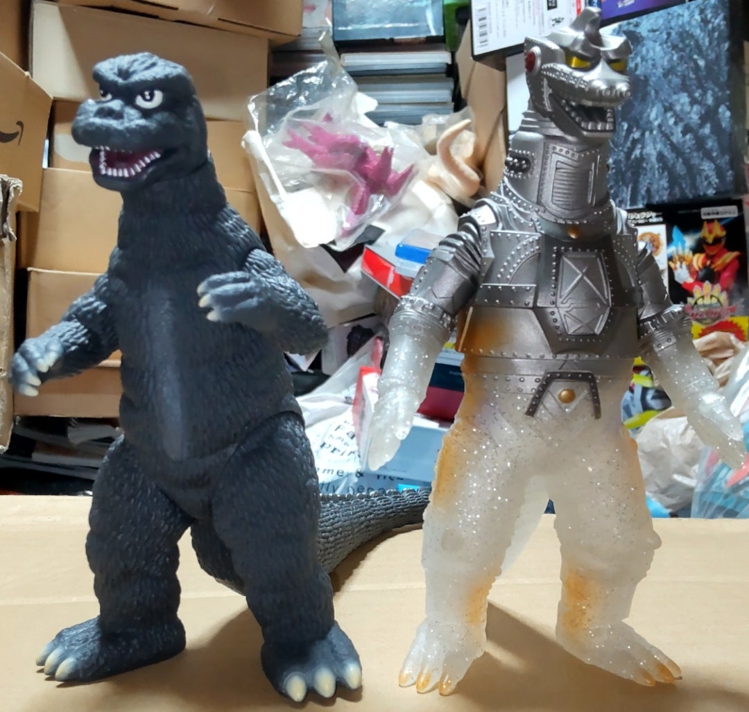 未開封 ゴジラ対メカゴジラ(1974) 初登場セット1 にせゴジラ 怪獣番外