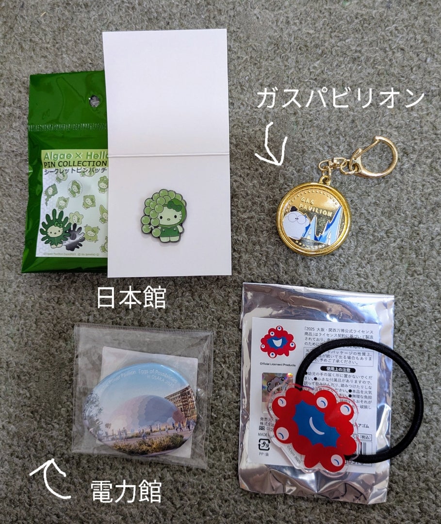 My万博ピンバッジ収集図鑑一覧☆ぼっち大阪関西万博 | 娘との