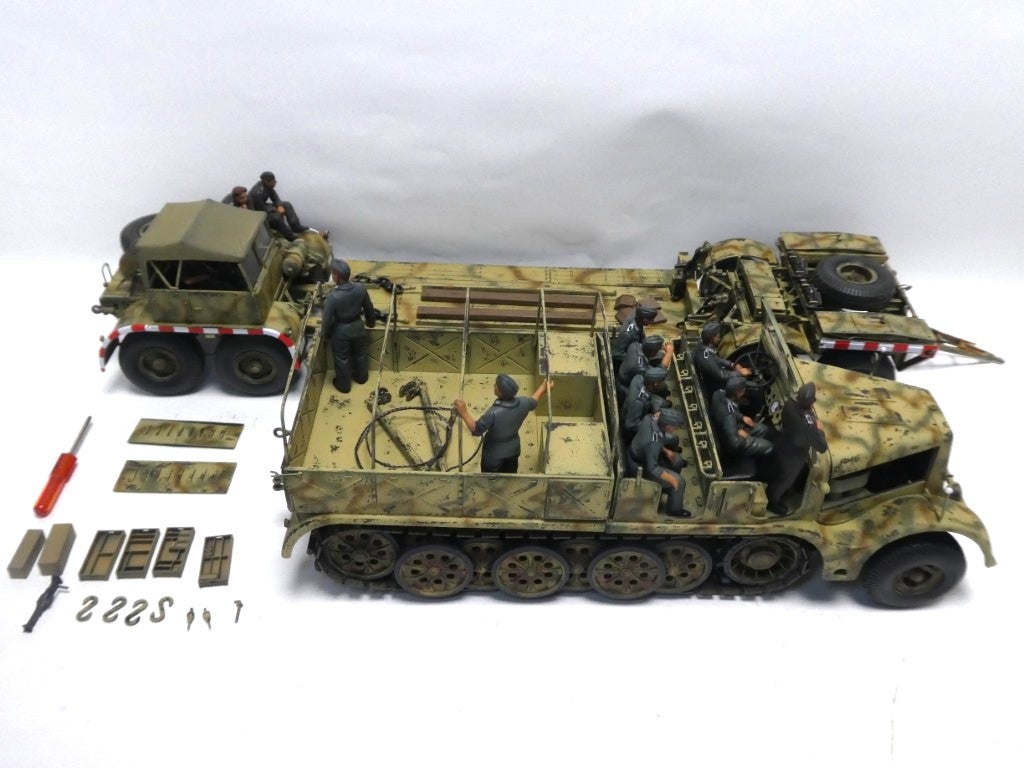 タミヤ 1/35 ドイツ 18トン重ハーフトラック 戦車運搬車 | tai-fighter