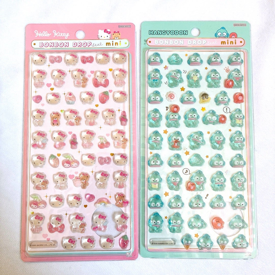 早っ！ボンボンドロップシール到着♡セリアぷっくりシール♡20時