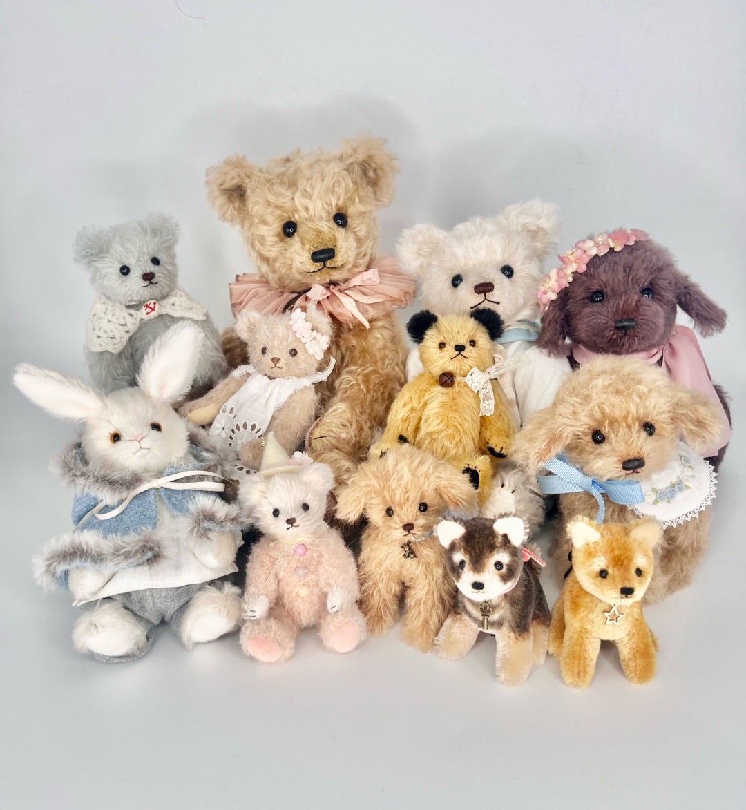 阪急うめだ向け13cmトイプードル | のんびり テディベア Miki Bears