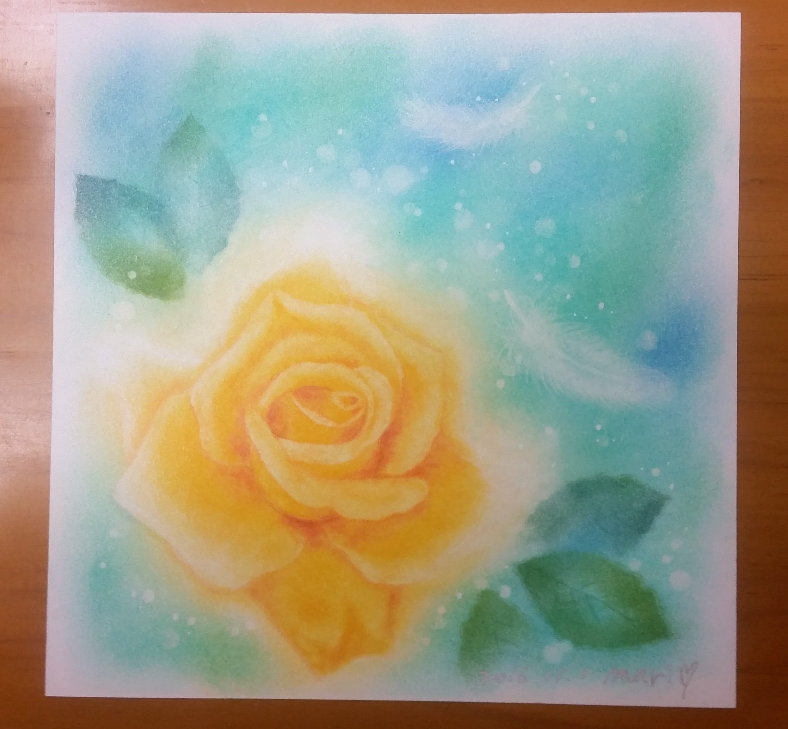 10年ぶりに描いたバラの花のパステルアート☆ | 愛知・春日井｜ぱす