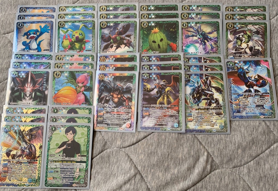 バトルスピリッツ デジモン インペリアルドラモン 青緑 デッキ バトル