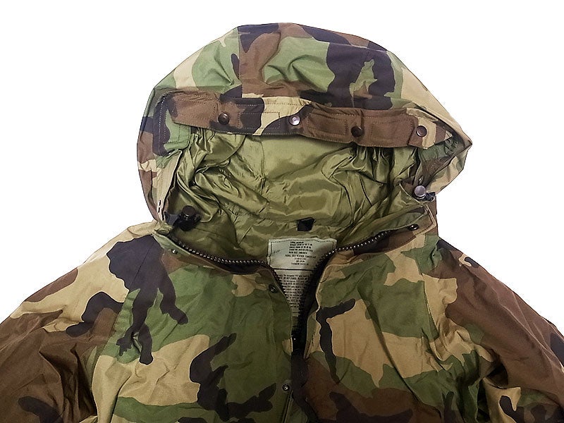 米軍実物 ECWCS Gen1 GORE-TEX ウッドランドカモ L-R