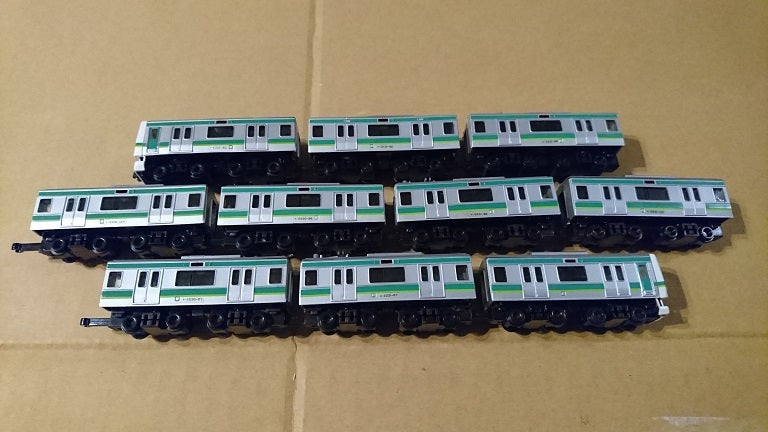 Bトレ E231系総武線 10両フル編成 Bトレインショーティー 西武6000