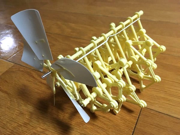 テオ・ヤンセンの動くミニチュアキット4点を購入しました（4）各制作