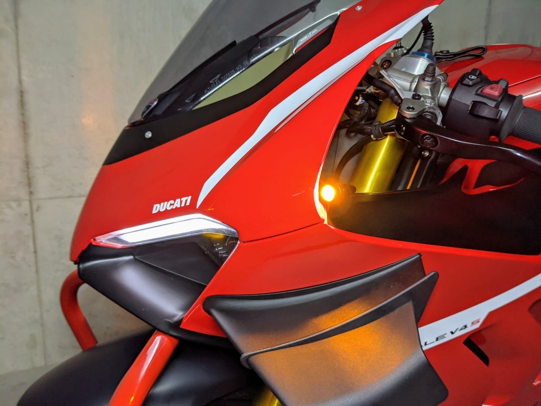 ワンタッチ パニガーレV4純正ミラー ワンタッチ パニガーレV4純正