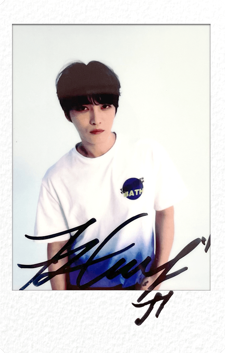 ハニホリ ジェジュン 直筆サイン入りチェキ ジェジュンハニホリチェキ