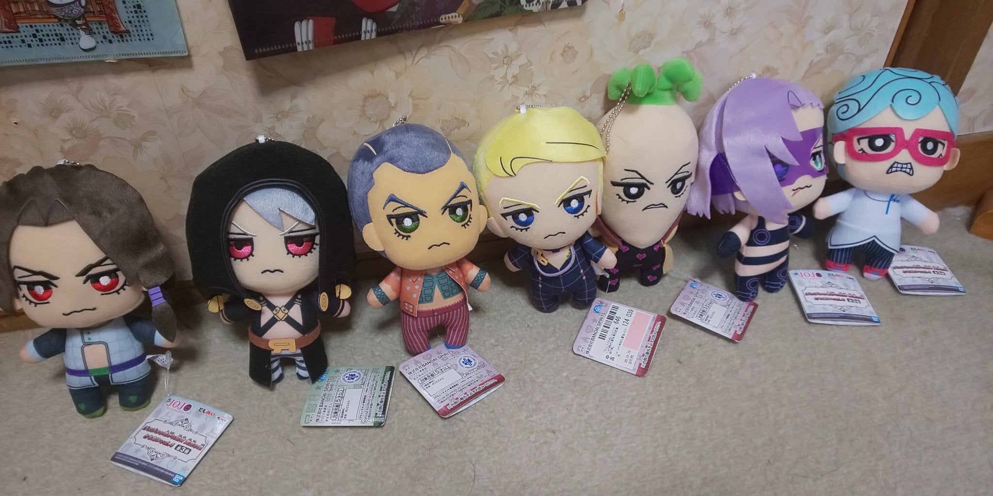 ジョジョ ちみっともぬい 暗殺チーム セット ジョジョ 暗殺チーム