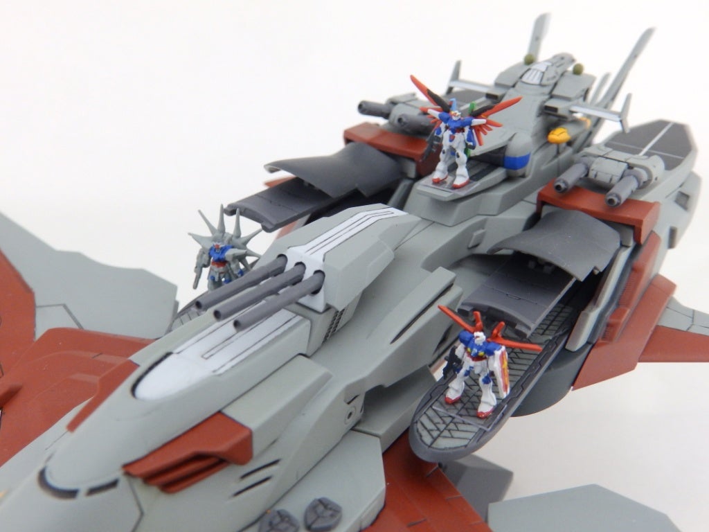 EXモデル 1/1700ミネルバの塗装・製作 【ガンダムSEED DESTINY