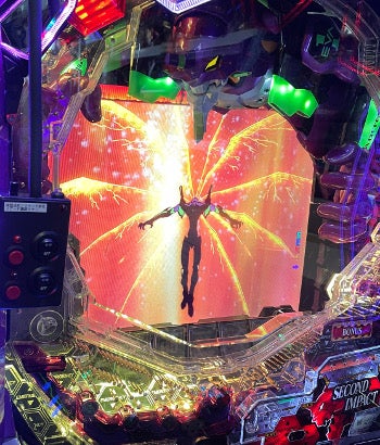 実機 CR エヴァ7 エヴァンゲリオン 自動コントローラー付き パチンコ