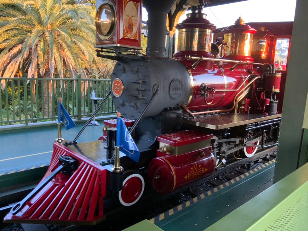 東京ディズニーランドウエスタンリバーレールロード機関車リオグランデ