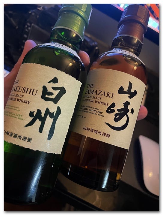 嘉之助&山崎ミニボトルセット 山崎 白州 ミニボトルセット 山崎・白州 限定