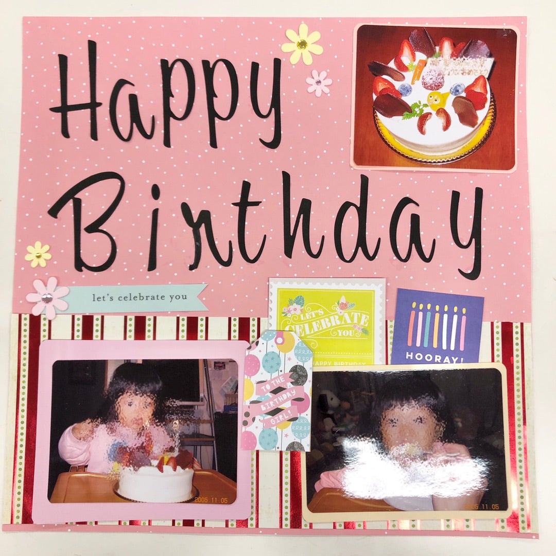 アルバム飾りクラフトパンチひらがなオーダー受付中（＾∇＾）