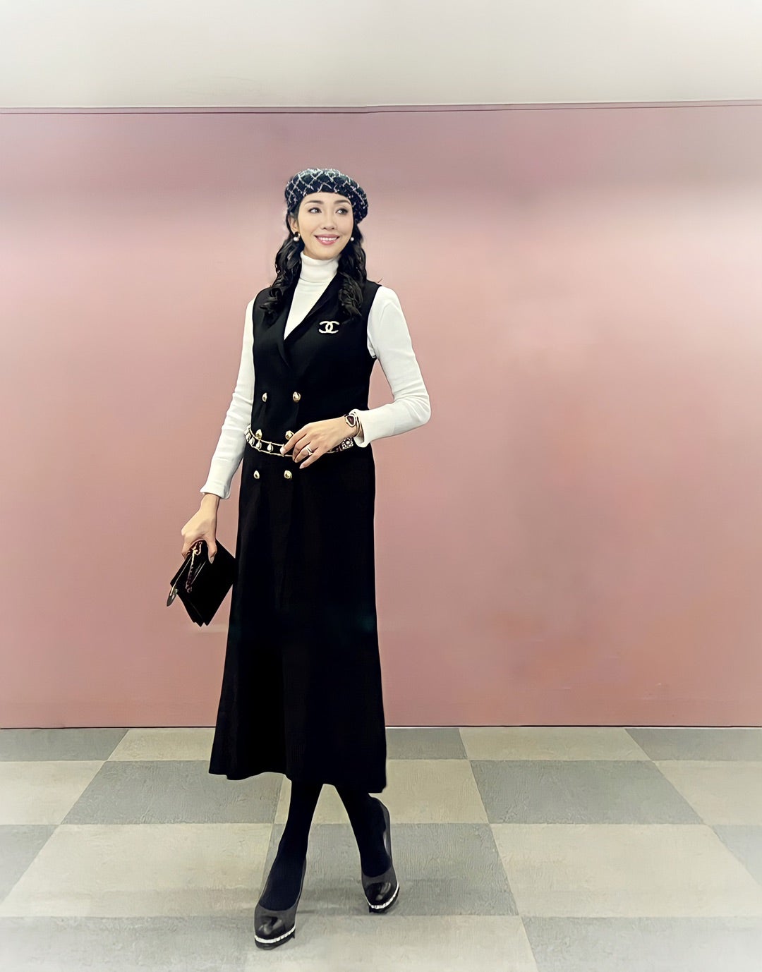 シャネルのブローチとZARAの格上げコーデ紹介！ | AHN MIKA