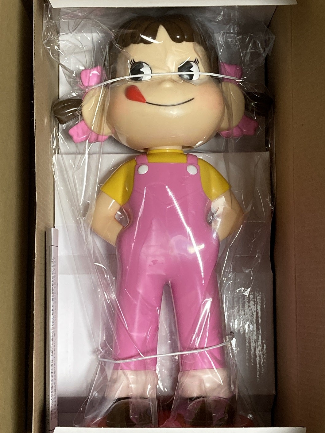 不二家 卓上ペコちゃん ペコちゃん首振り オンライン ピンクの