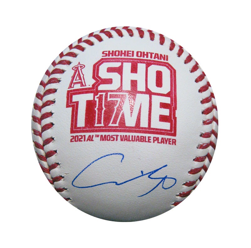 大谷翔平直筆サインボールインスクリプション入り