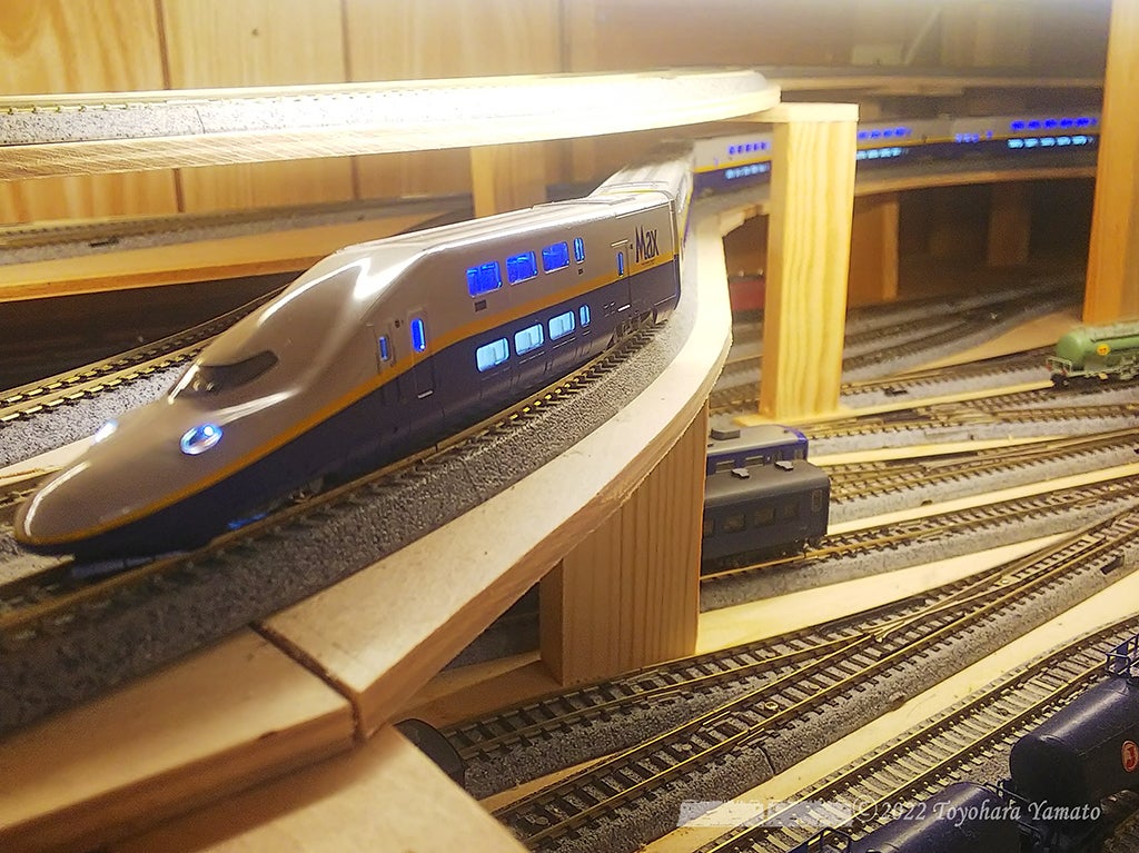 KATO E4系新幹線 Max フル編成 室内灯付き KATO E4系新幹線 Max フル