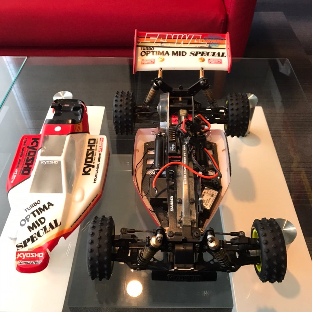 KYOSHO ターボオプティマミッドスペシャル パール塗装ボディキット