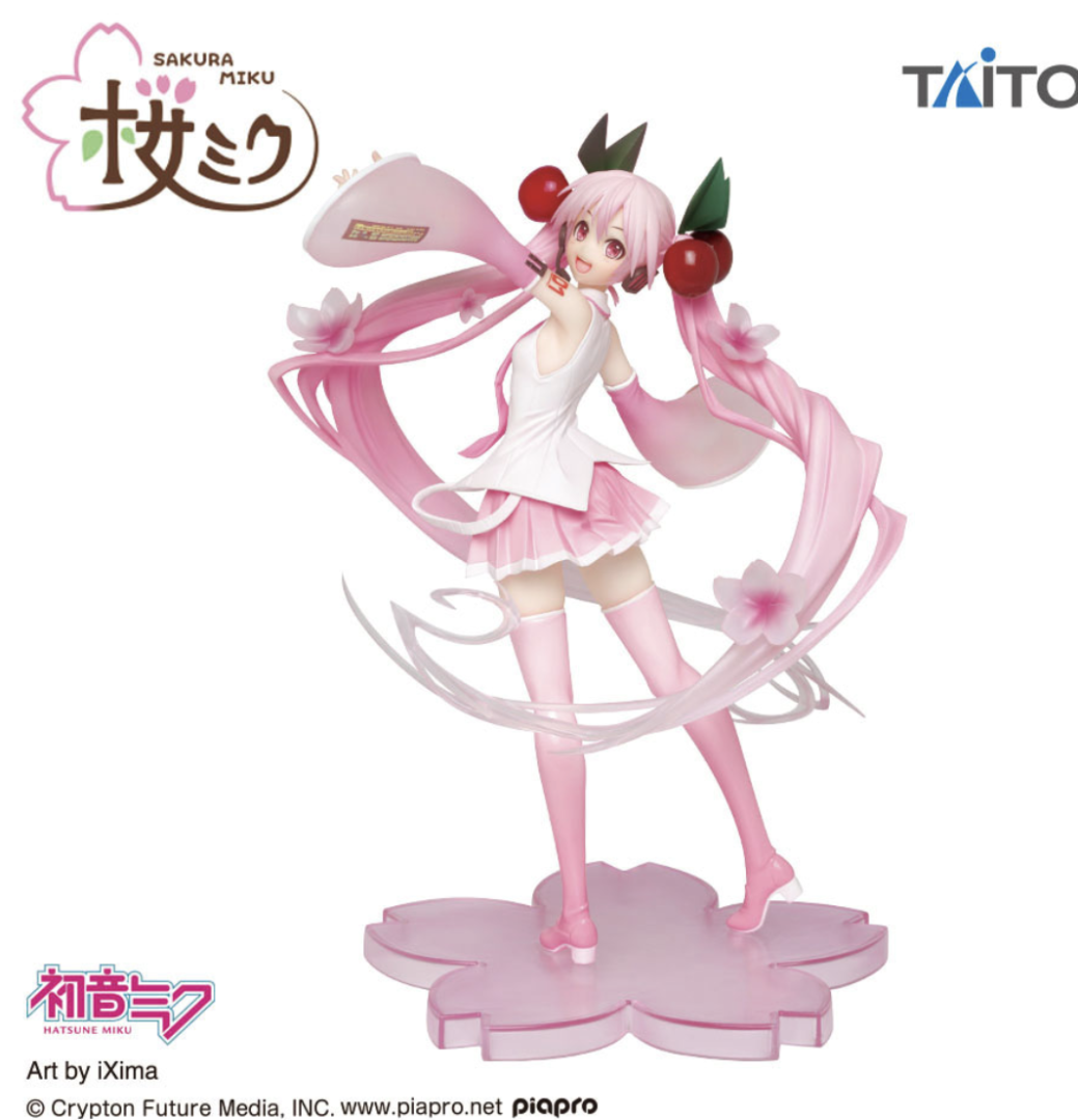 TAITO タイクレ限定フィギュア 桜ミク Amazon | 桜ミク AMP＋