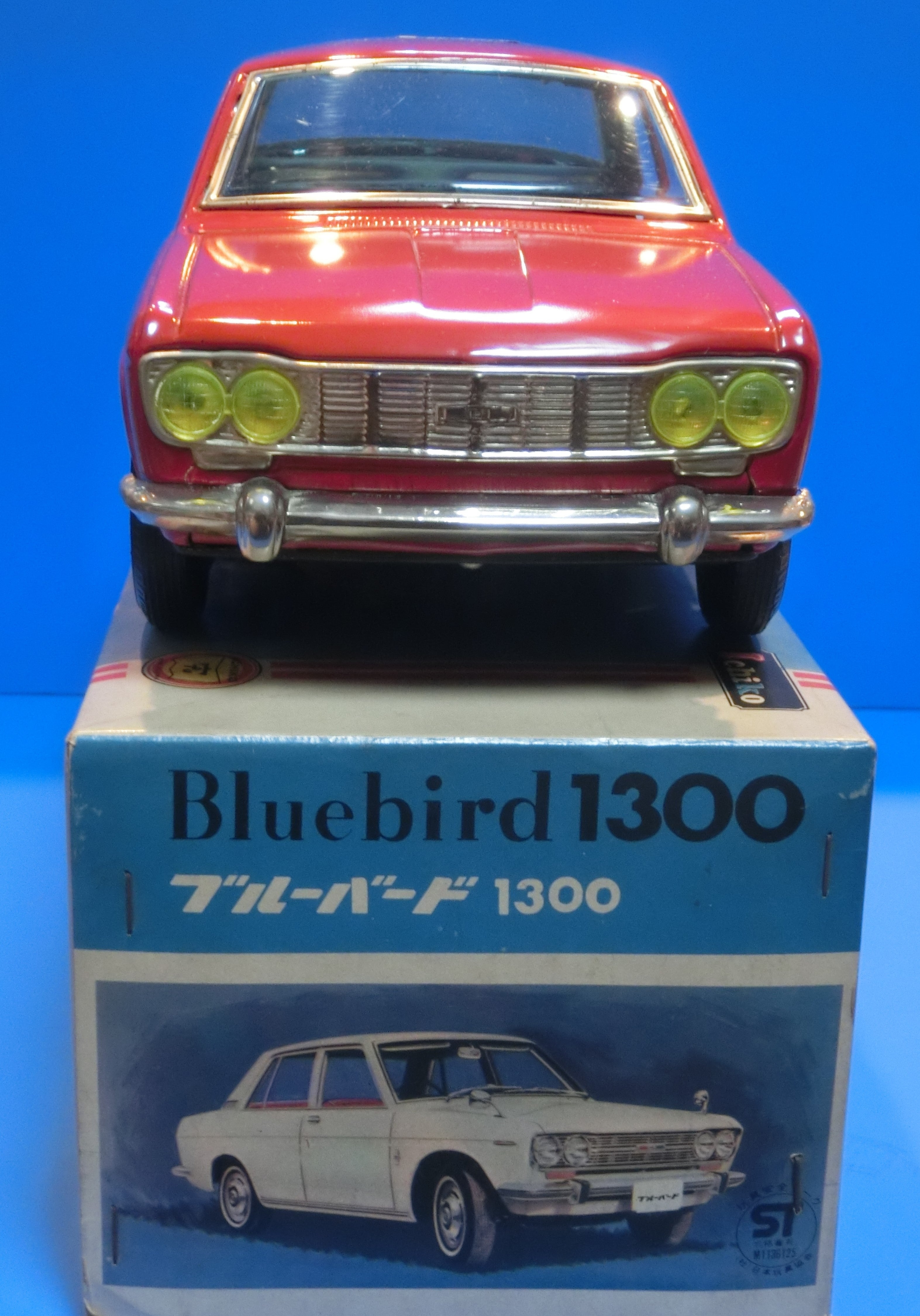 ☆1967年イチコー510ブルーバード2ドアDXトミカ特注品～ブリキ自動車
