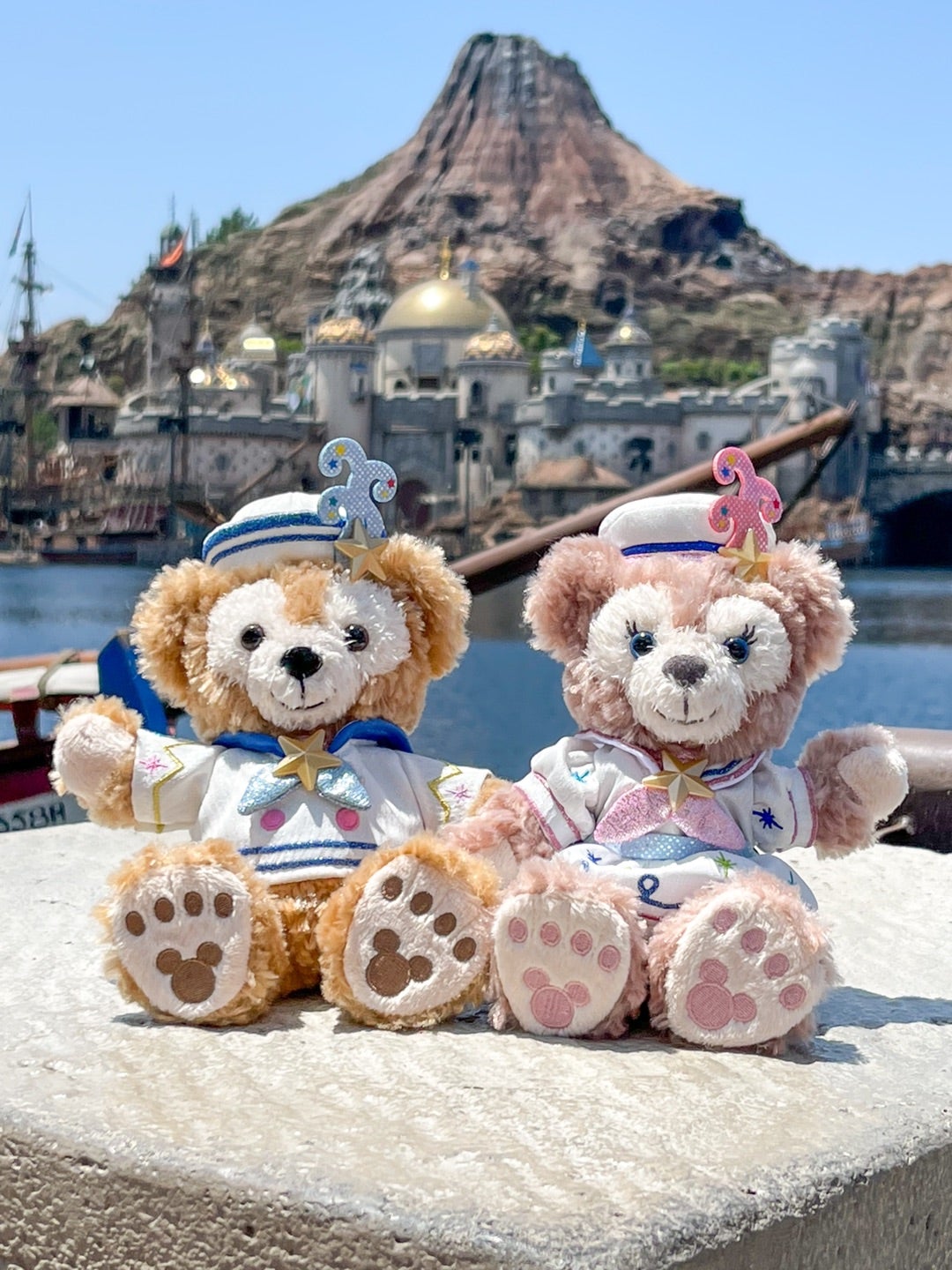 ダッフィー シェリーメイ ポージープラッシー ぬいぐるみ ディズニー