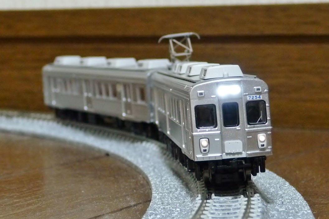 マイクロエース 上田電鉄7200系 帯なし 2両セット入線♪ | Bullet